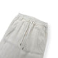 THOM SWEENEY LINEN DRAWSTRING TROUSERS WHITE M
