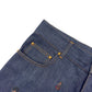 LOUIS VUITTON EMBROIDERED BOOTCUT DENIM TROUSERS INDIGO BLUE W30”