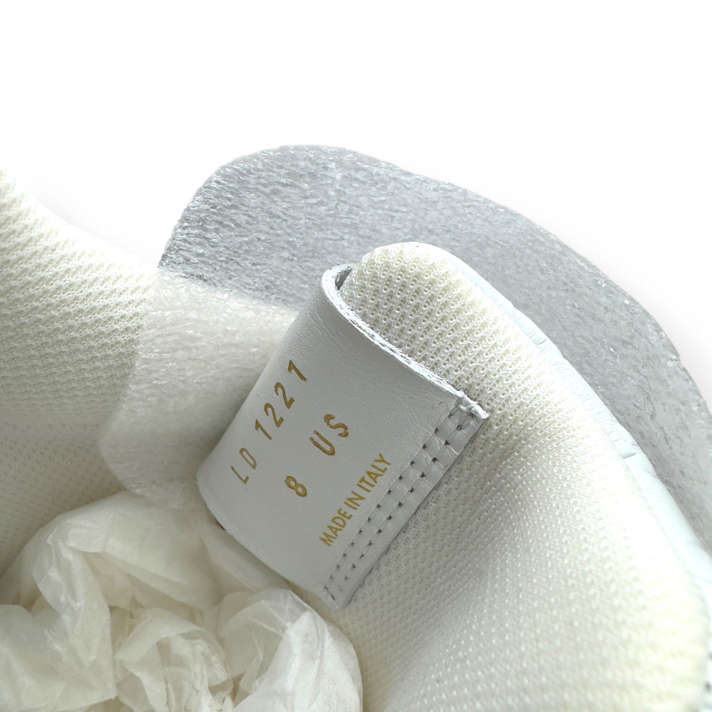 LOUIS VUITTON X NIKE AIR FORCE 1 SNEAKER WHITE UK7 / US8