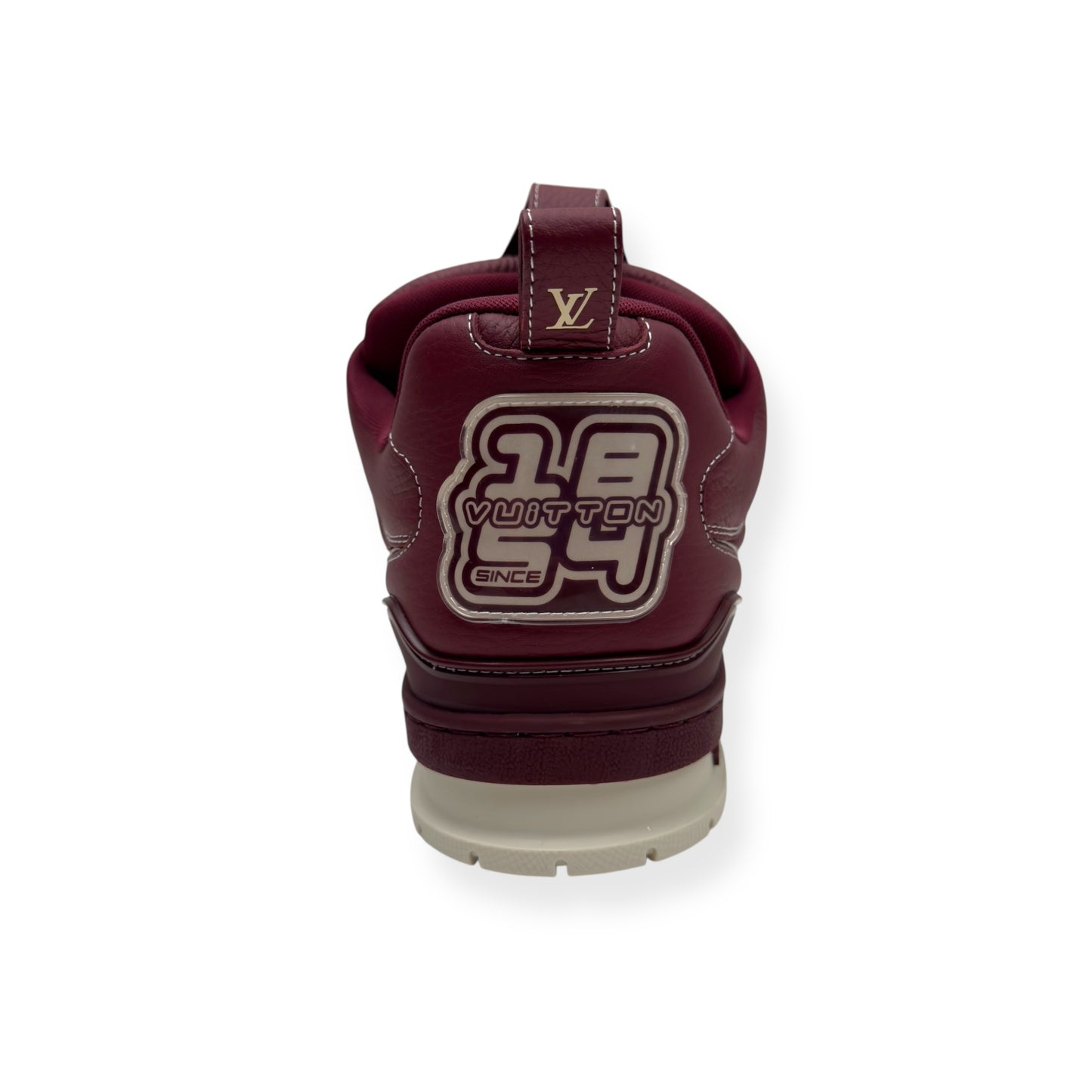 LOUIS VUITTON LV SKATE SNEAKER BORDEAUX RED UK10