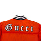 GUCCI NY YANKEES GOOSE DOWN PUFFER BOMBER JACKET ORANGE 46 / S