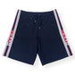 GUCCI TECHNICAL JERSEY SHORTS BLACK / WHITE / RED M