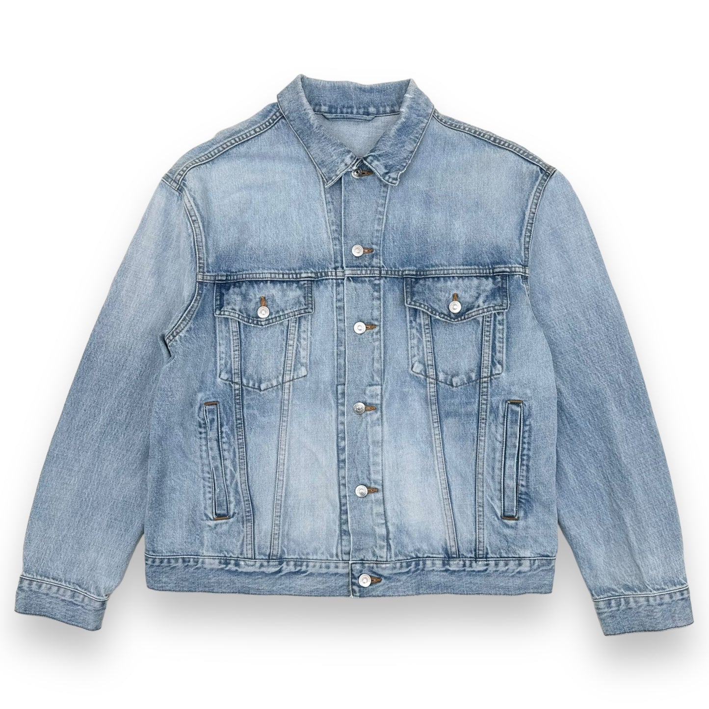 BALENCIAGA SS18 OVERSIZED DENIM JACKET BLUE UK8