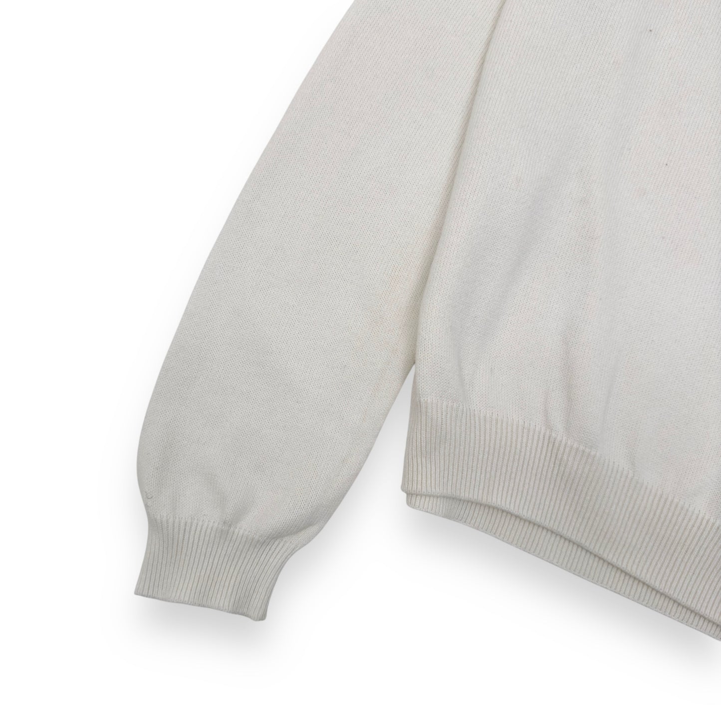 THOM SWEENEY COTTON HOODIE WHITE L