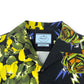 PRADA DOUBLE MATCH BOWLING SHIRT YELLOW / BLACK L