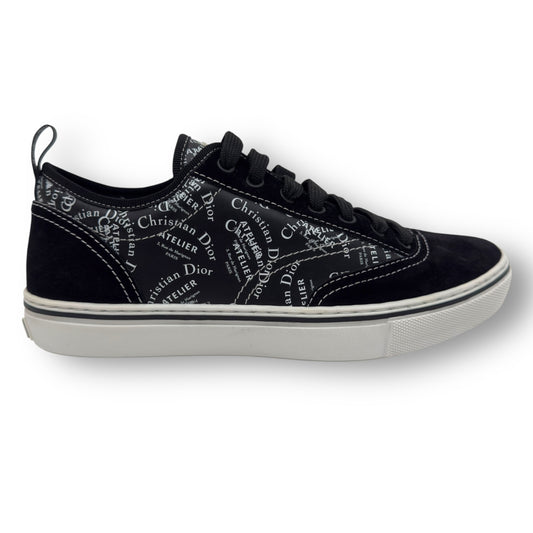 CHRISTIAN DIOR HOMME B11 ATELIER PRINT SNEAKER BLACK / WHITE EU42.5 / UK8.5