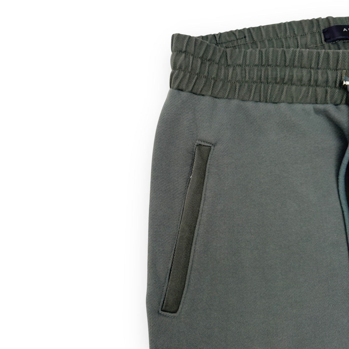 AMIRI COTTON KNIT CARGO SWEATPANTS GREEN M