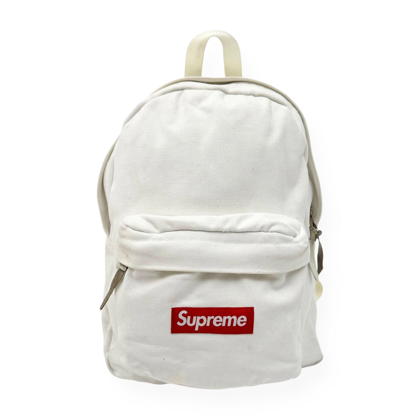 SUPREME CANVAS BACKBACK WHITE / RED FW20 O/S