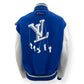 LOUIS VUITTON PUPPET VARSITY JACKET BLUE / WHITE 48 / S