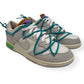 NIKE X OFF-WHITE LOT 36 LOW TOP SNEAKER WHITE / GREY UK7