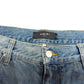 AMIRI DISTRESSED WASHED DENIM SHORTS BLUE W34”