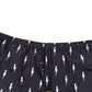 NEIL BARRETT MICRO BOLT SWIM SHORTS BLACK / WHITE L