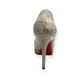 CHRISTIAN LOUBOUTIN 140MM ROCCIA WATER SNAKE BIANCA PUMPS 36 / UK3