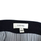 CARVEN PLEATED ABSTRACT LONG SKIRT BLUE 40 / UK12