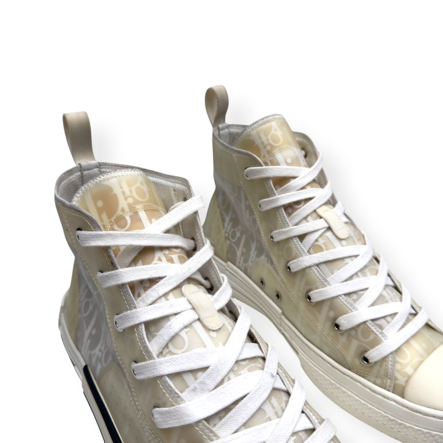 DIOR B23 HIGH TOP SNEAKERS BLACK / WHITE 42 / UK8