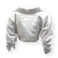ALEXANDER WANG CROPPED SHIRT WHITE 2 / S