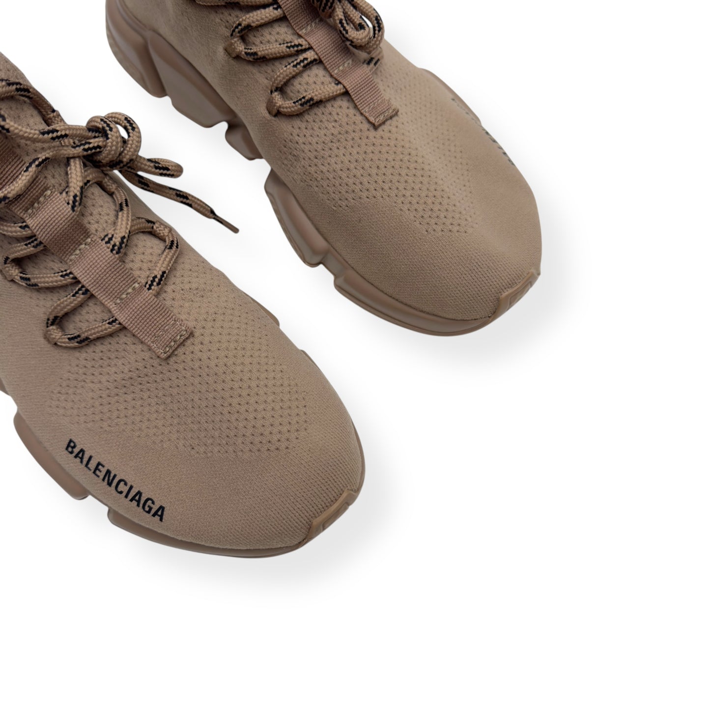 BALENCIAGA SPEED LACE-UP SNEAKER BEIGE UK7