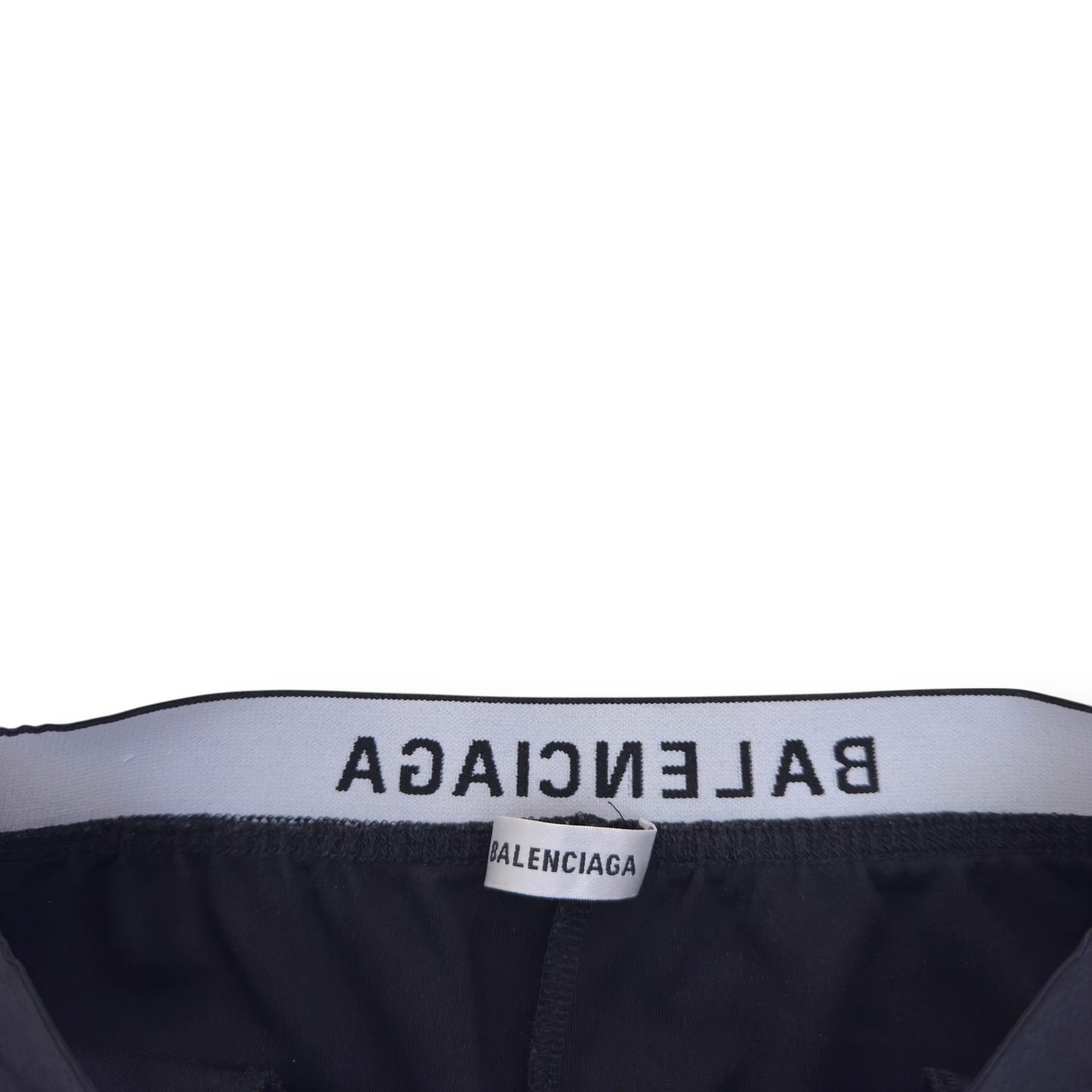 BALENCIAGA LOGO-PRINT STRETCH-JERSEY LEGGINGS BLACK 34 / XS