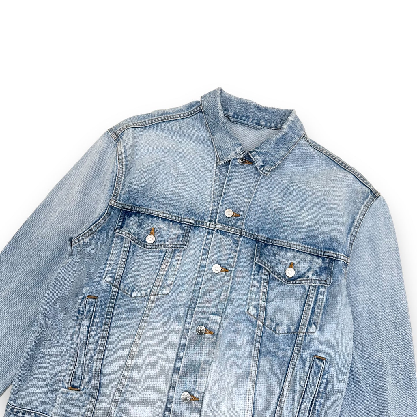 BALENCIAGA SS18 OVERSIZED DENIM JACKET BLUE UK8