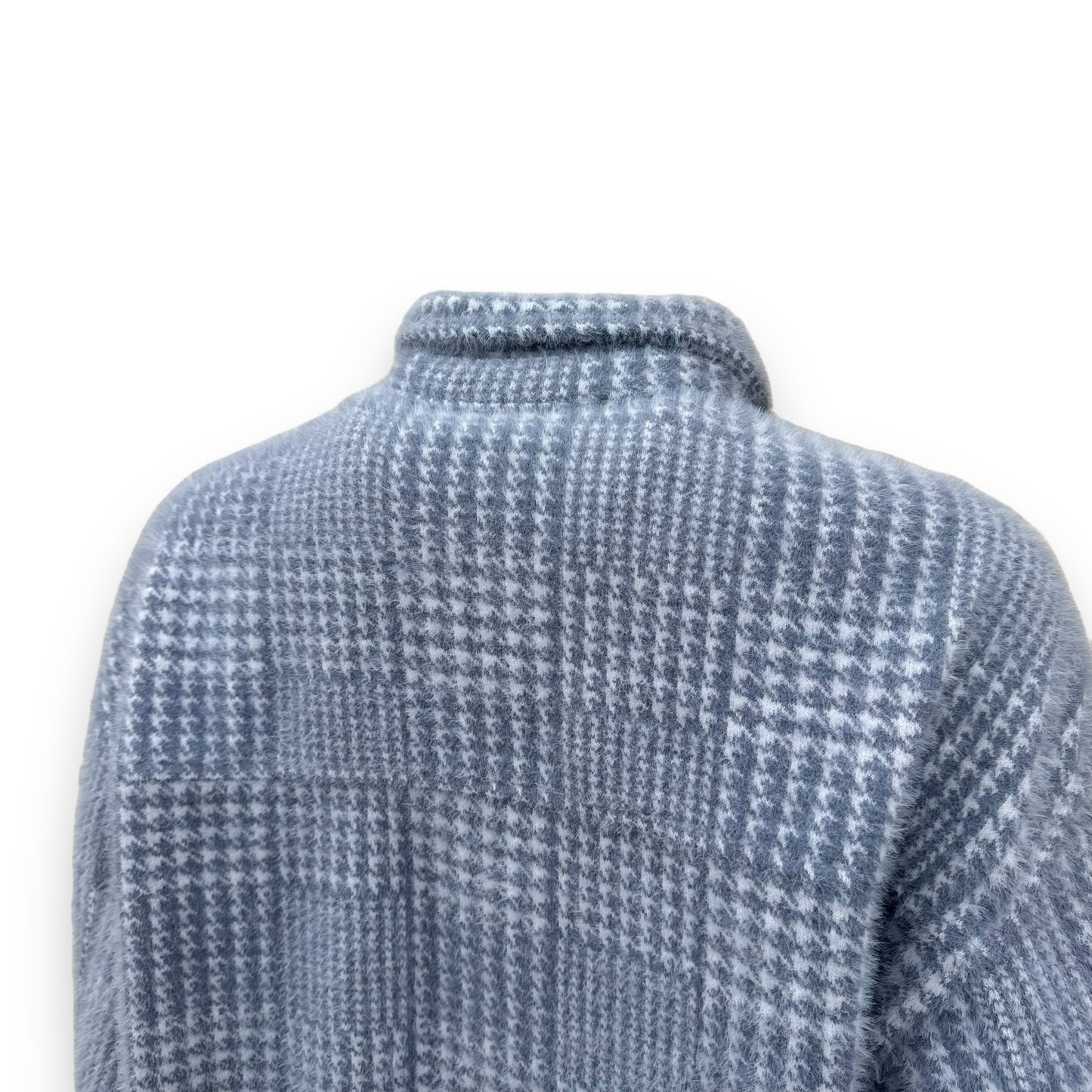 MUNTHE EDMOND OVERSIZED CHECKED BRUSHED-FLANNEL JACKET UK8