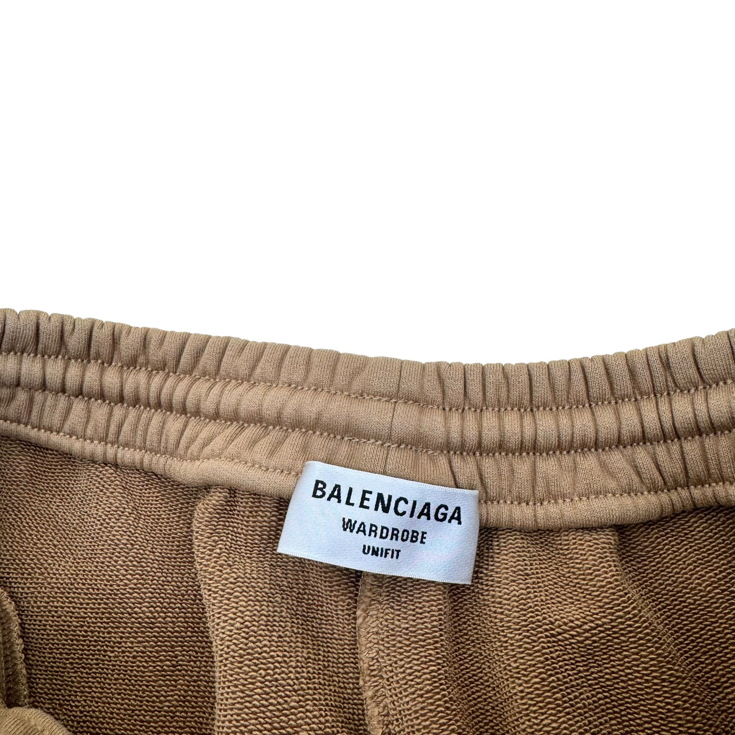 BALENCIAGA OVERSIZED SWEATPANTS BIEGE XS