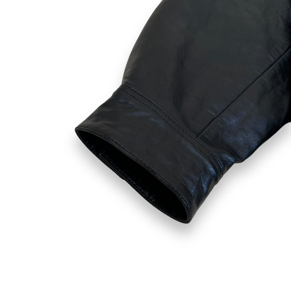 ACNE STUDIOS OVERSIZED LEATHER SHIRT JACKET BLACK M
