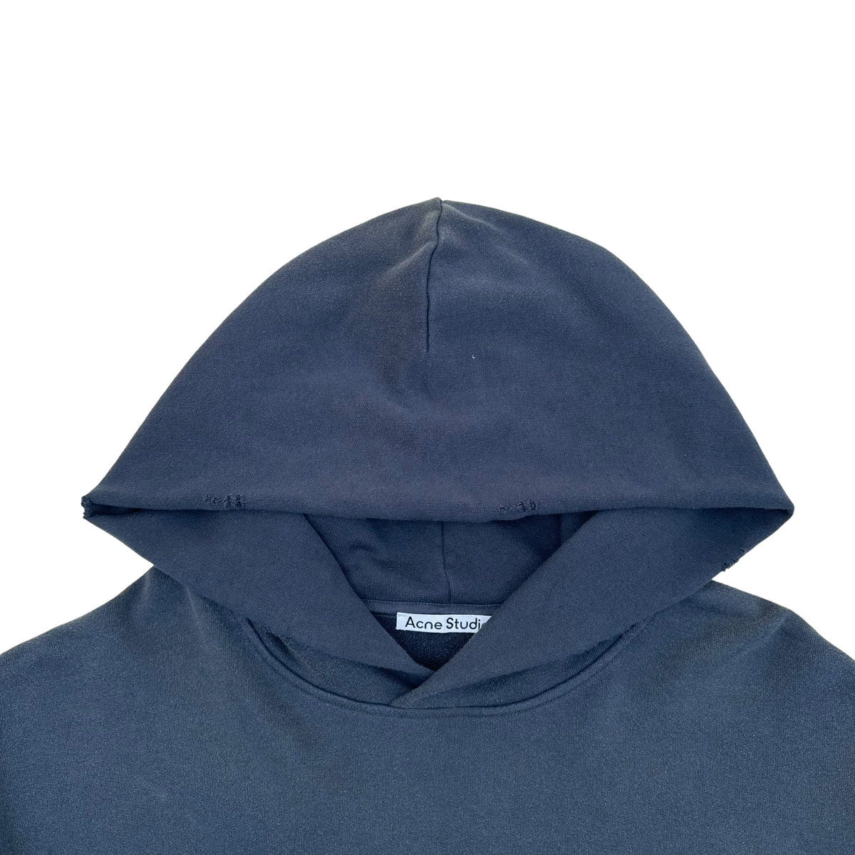 ACNE STUDIOS LOGO HOODIE BLACK XXL