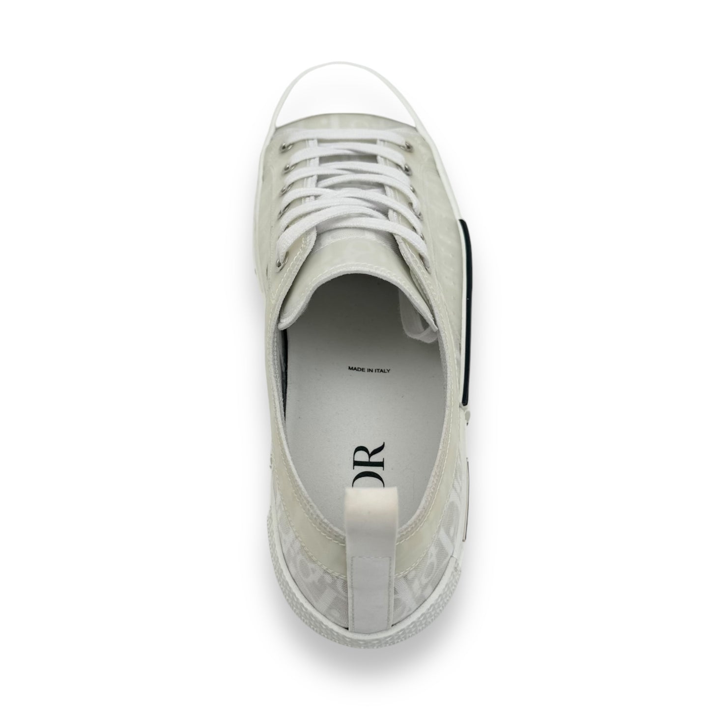 DIOR B23 OBLIQUE LOW TOP SNEAKER WHITE UK10