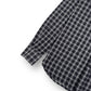 SAINT LAURENT CHECKED SHIRT BLACK / WHITE M