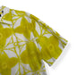 LOUIS VUITTON SHIBORI SHORT-SLEEVE SILK SHIRT YELLOW / WHITE XL