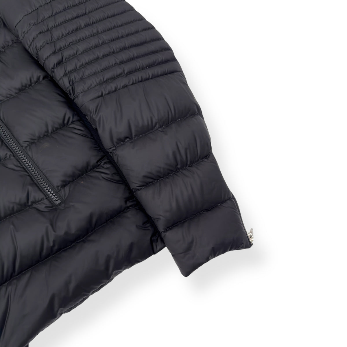 MONCLER AUBIN QUILTED SHELL DOWN JACKET BLACK 3 / M