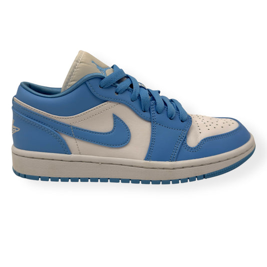 NIKE WOMENS JORDAN 1 LOW TOP SNEAKER UNC UK4.5