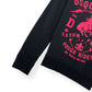 DSQUARED2 LOGO PRINT SWEATSHIRT BLACK / RED M
