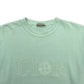 DIOR X STONE ISLAND OVERSIZED LOGO EMBROIDERED T-SHIRT TURQUOISE / WHITE XL