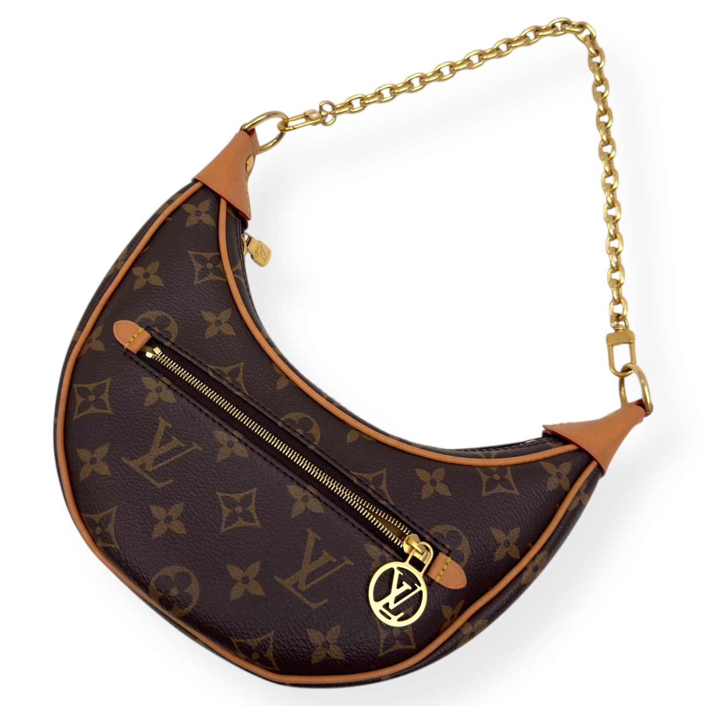 LOUIS VUITTON LOOP BAG MONOGRAM CANVAS BAG BROWN PM