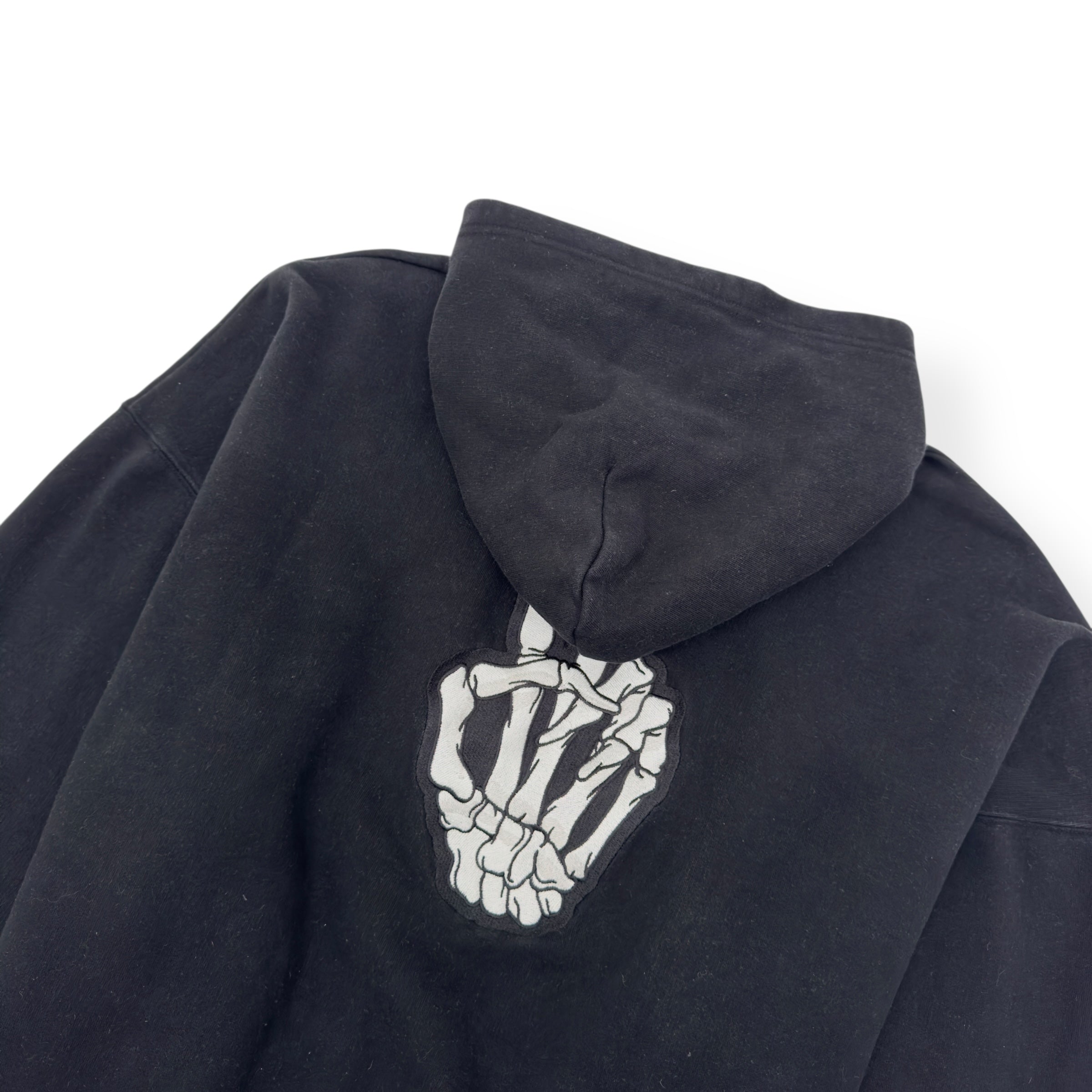 BALENCIAGA SMILEY HOODIE BLACK / YELLOW M