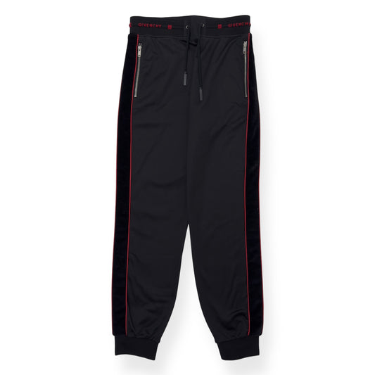 GIVENCHY TRACK PANTS BLACK / RED L