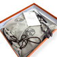 HERMÈS CHYPRE SANDALS NATUREL / BLACK 42 / UK8