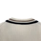 LOUIS VUITTON OVERSIZED V-NECK WOOL SWEATER WHITE S