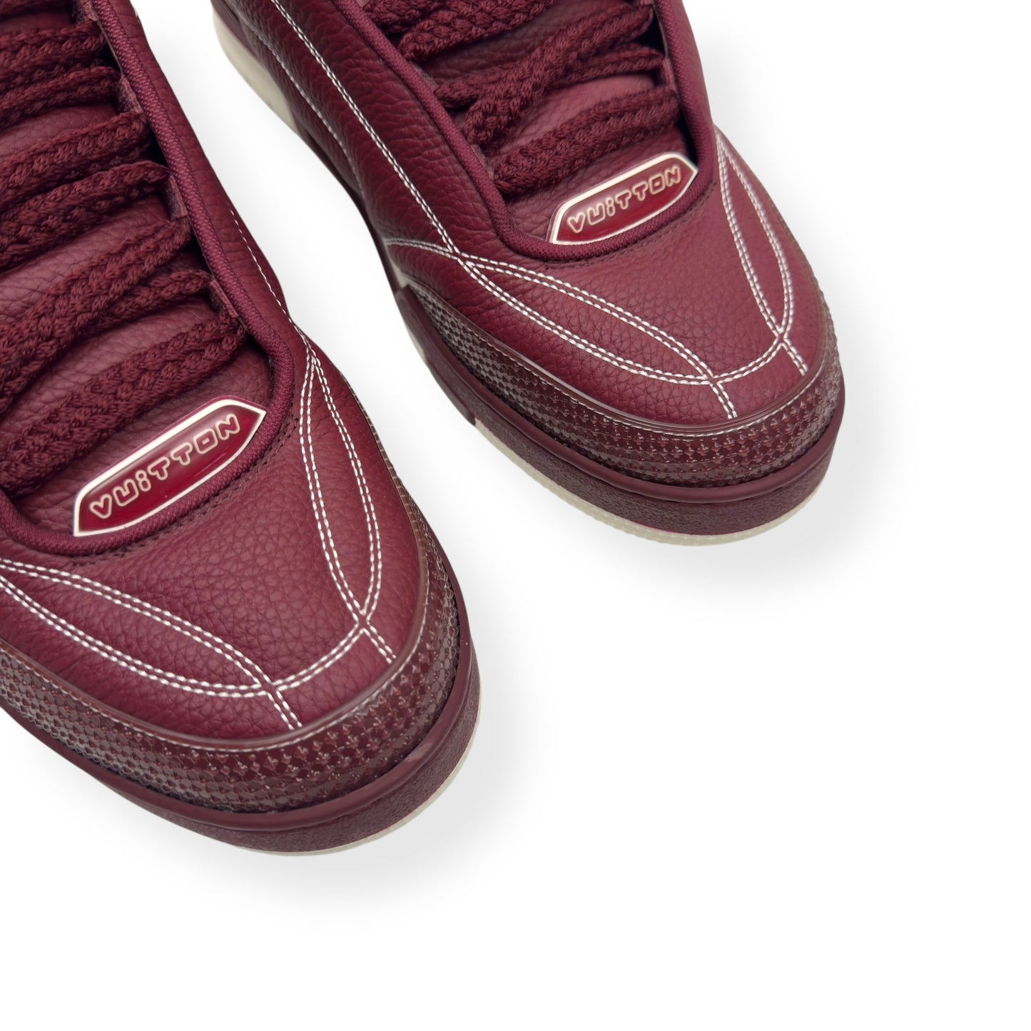 LOUIS VUITTON LV SKATE SNEAKER BORDEAUX RED UK10