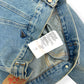 PRADA WASHED DENIM PLAQUE-LOGO DENIM JACKET LIGHT BLUE XL