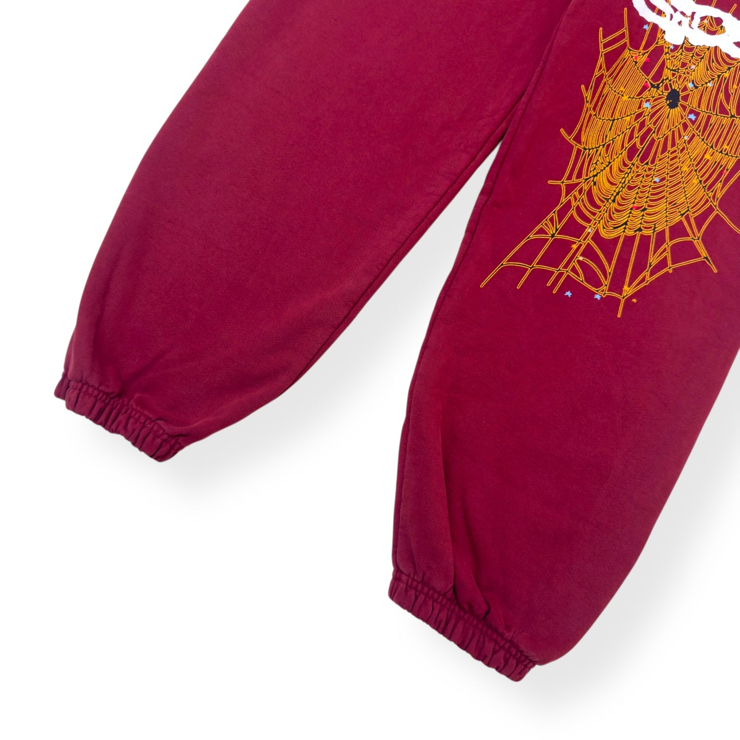 SP5DER SP5 SWEATPANTS MAROON XL