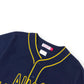 AIMÈ LEON DORE X MITCHELL & NESS TEAM BASEBALL JERSEY NAVY / YELLOW XL