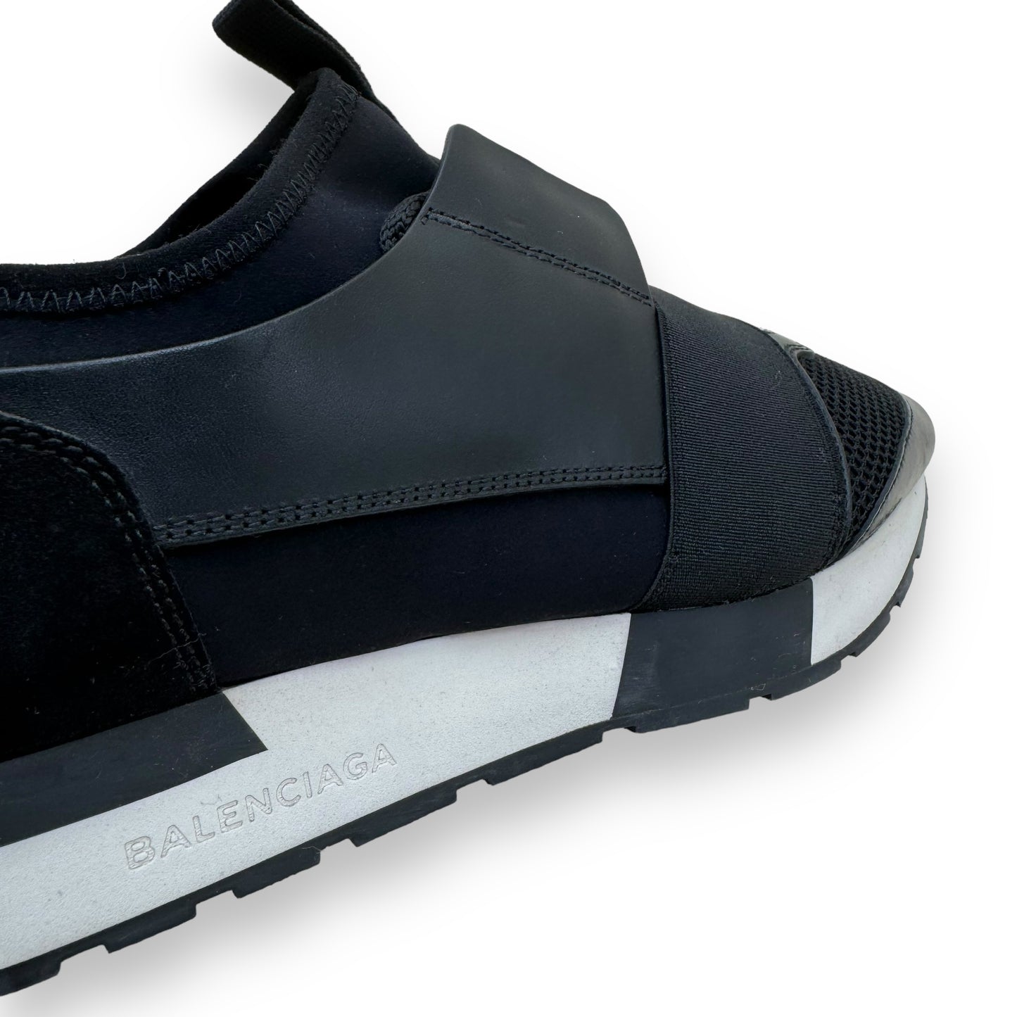 BALENCIAGA RACE RUNNER SNEAKER BLACK UK6