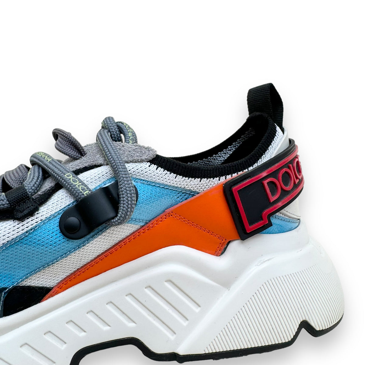 DOLCE & GABBANA DAYMASTER PANELLED LOW TOP SNEAKER MULTICOLOURED UK9