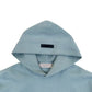 ESSENTIALS FEAR OF GOD LOGO-APPLIQUÉ COTTON HOODIE BLUE M