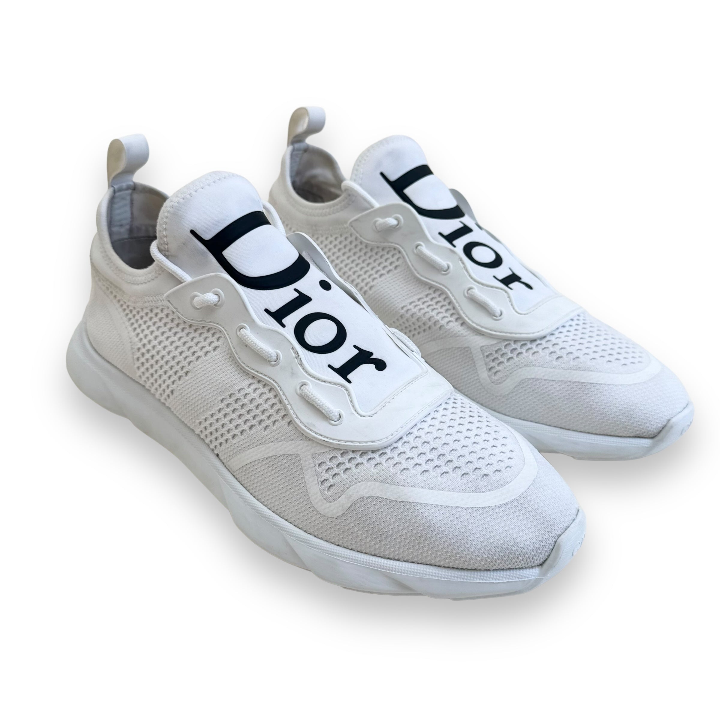 Dior b21 neo white technical knit sneaker on sale