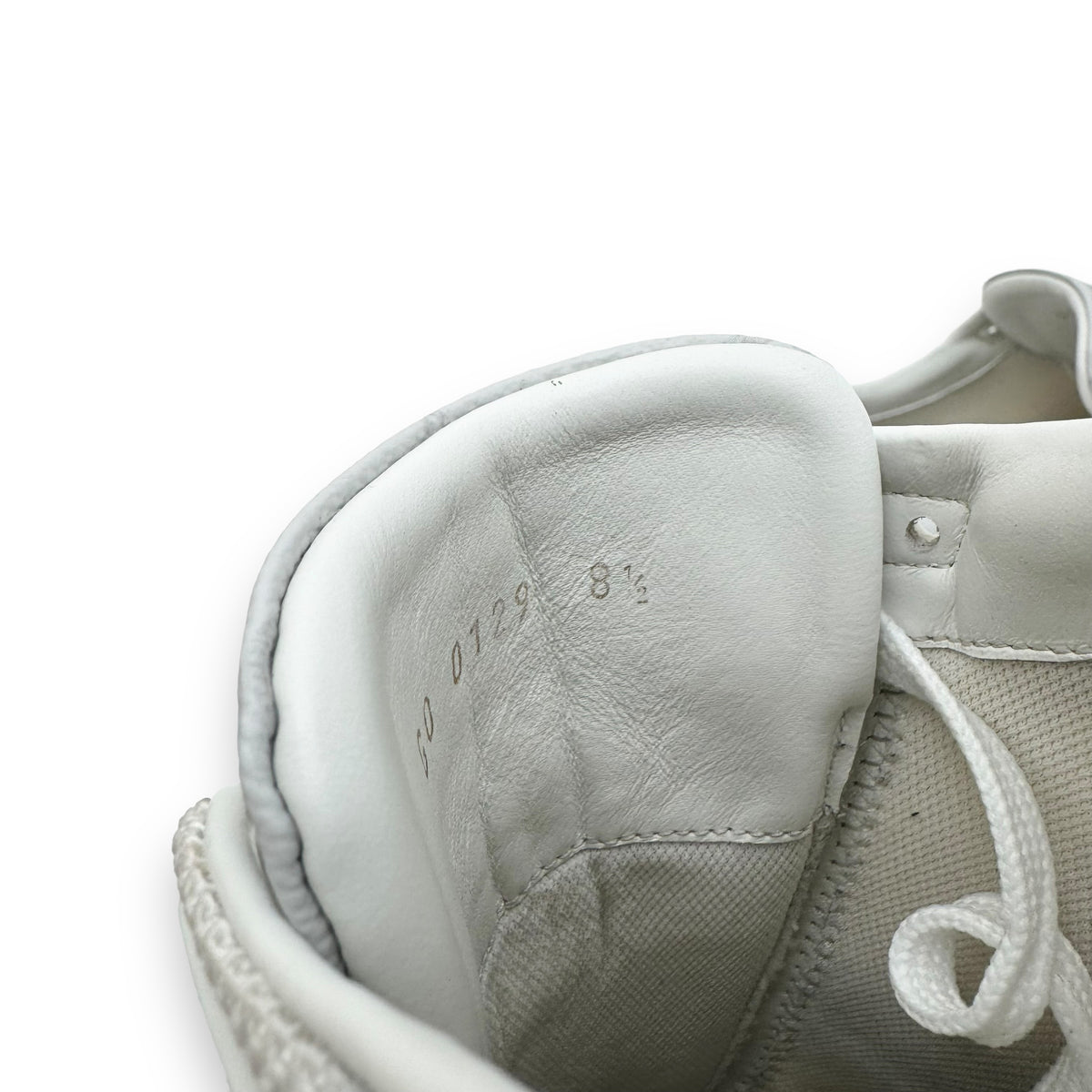 LOUIS VUITTON RUN AWAY LEATHER SNEAKER WHITE UK8.5
