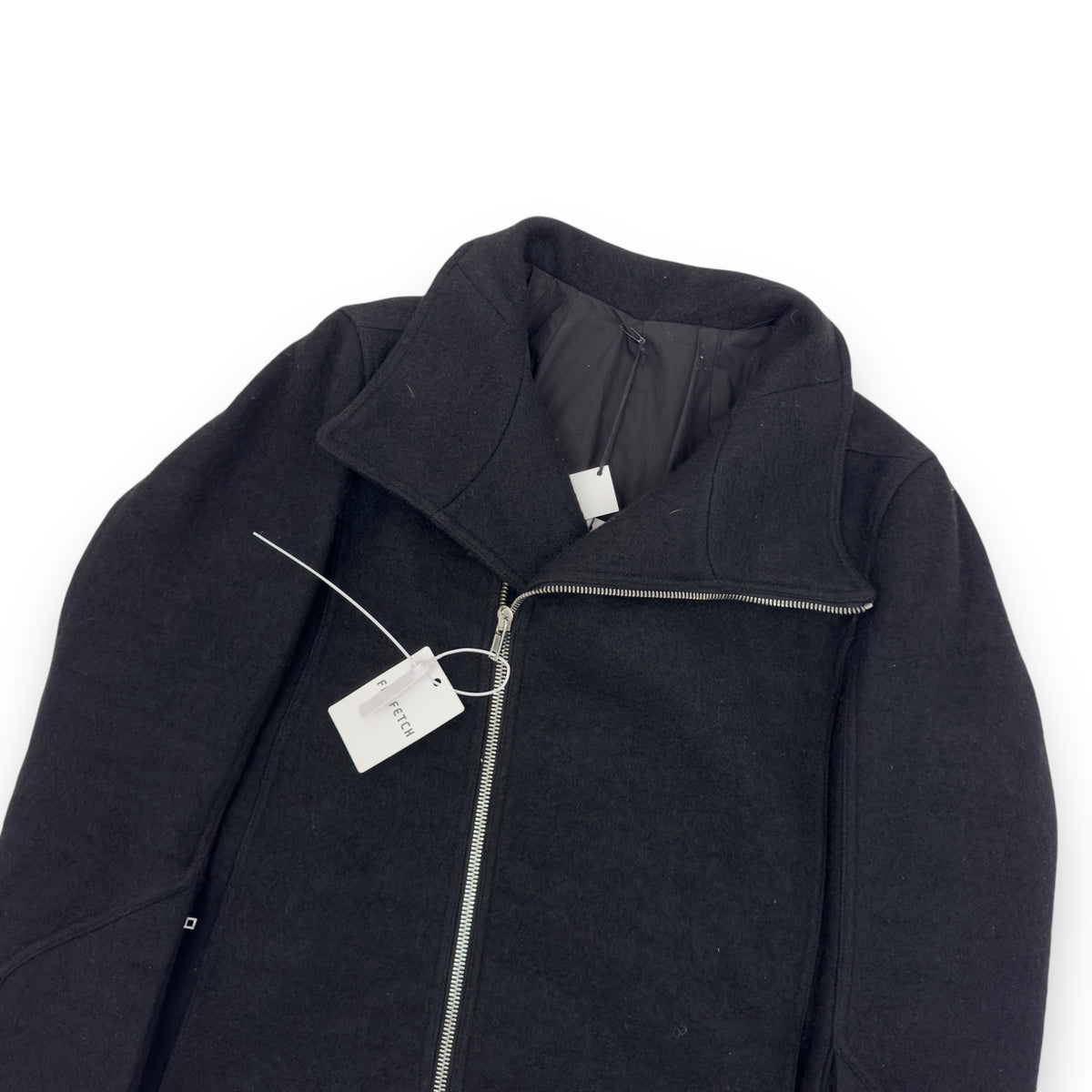 RICK OWENS FW18 09 TUBEWAY COAT BLACK M