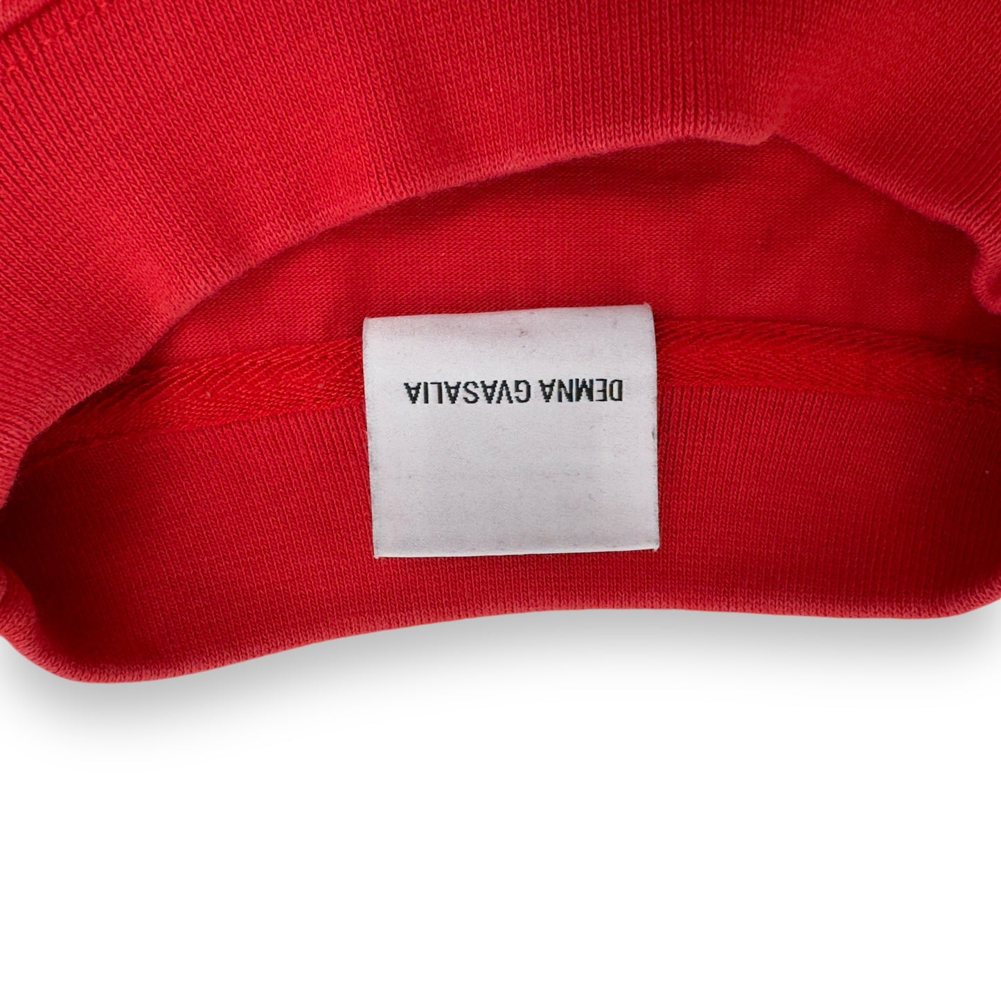 VETEMENTS SS18 TOMMY HILFIGER LONG-SLEEVE T-SHIRT RED L